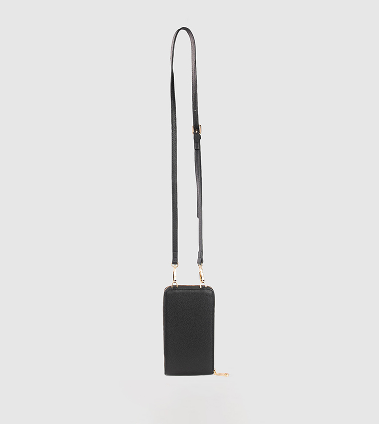 Textured Phone Crossbody Bag