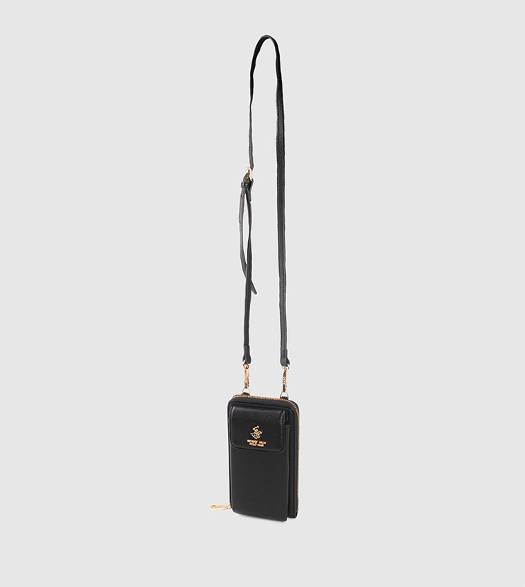 Textured Phone Crossbody Bag