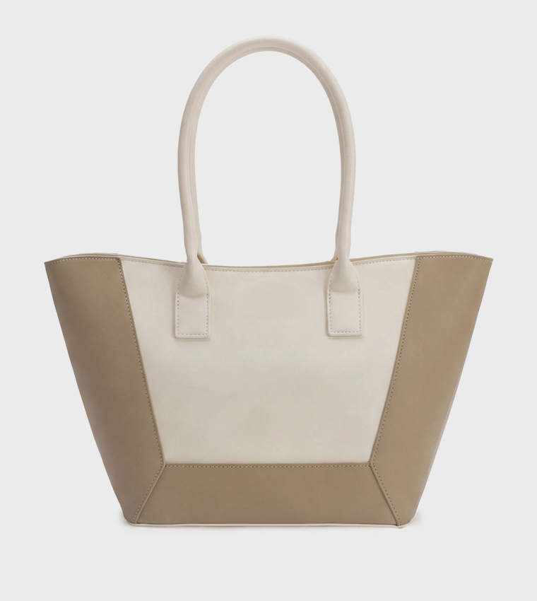 Beverly Hills Polo Club  Tote Bags - Beige Tote Bags