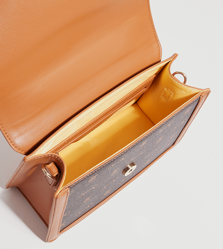 Color Block Top Handle Bag