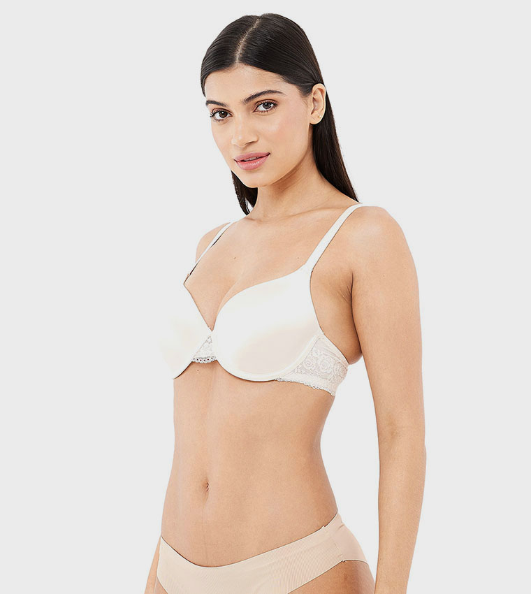 Solid Padded Underwire Bra