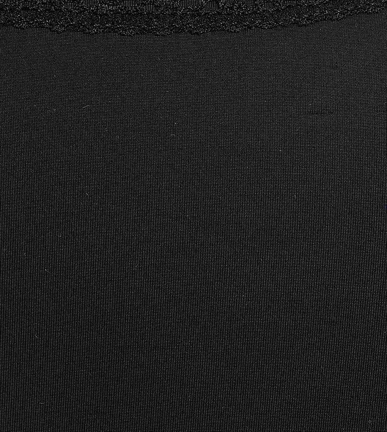 Lace Trim Strappy Nightgown with Scoop Neck