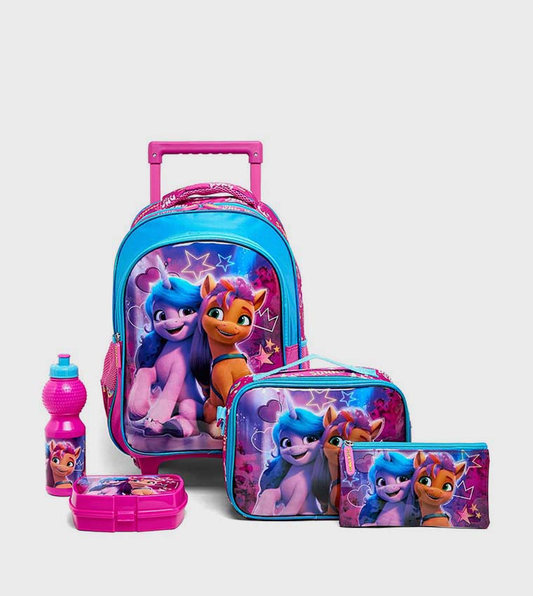 My Little Pony 16" Trolley Backpack Set