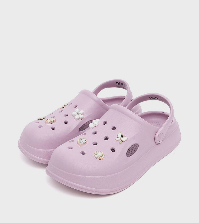 Charms Slingback Clogs