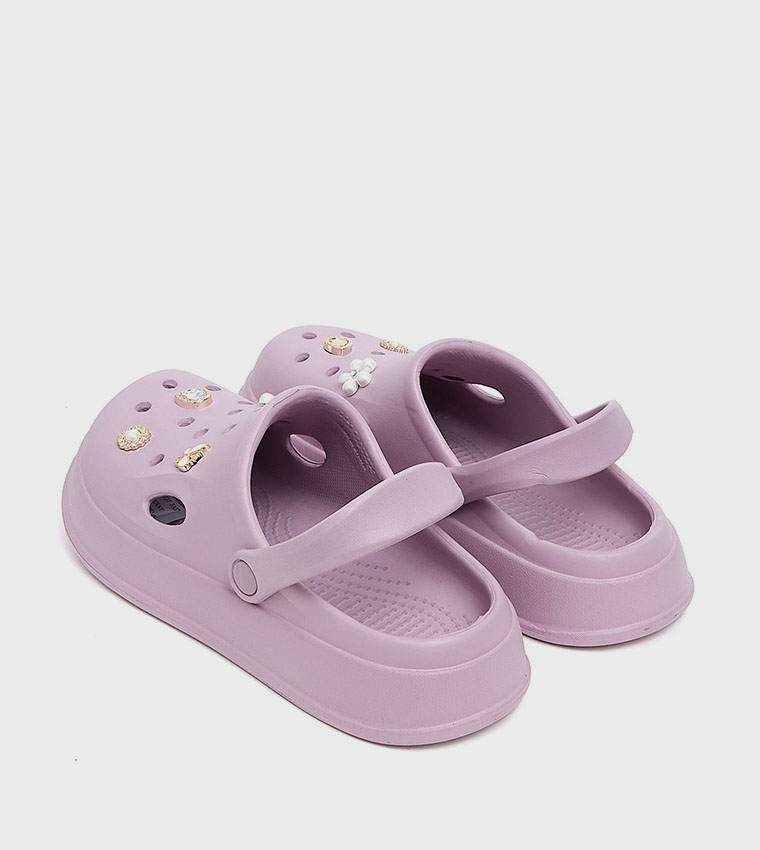 Charms Slingback Clogs