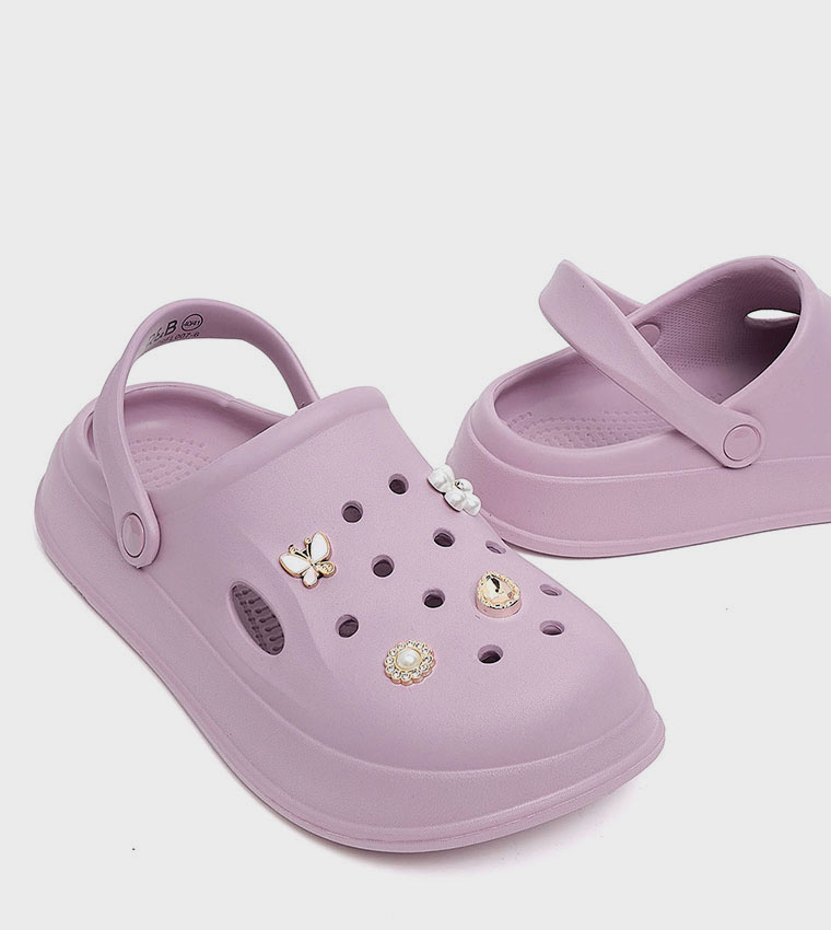 Charms Slingback Clogs