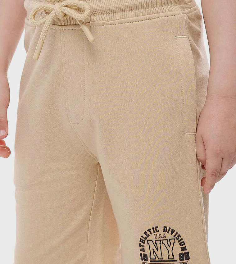 Printed Shorts with Drawstring Closure