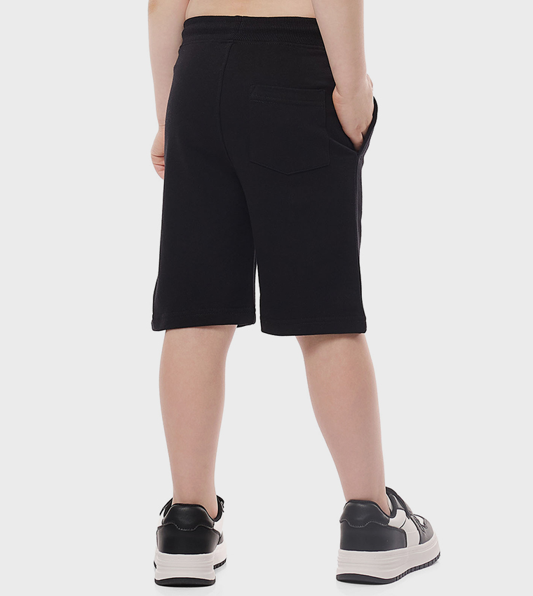 Printed Shorts with Drawstring Closure