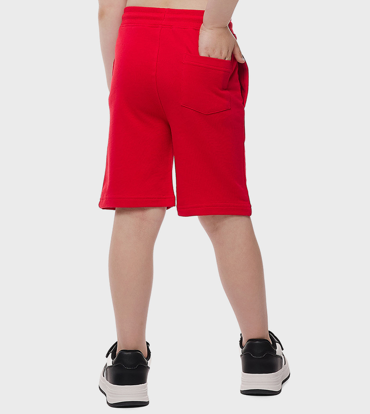 Printed Shorts with Drawstring Closure