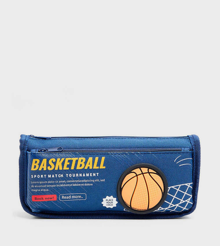 Basketball Printed Pencil Pouch