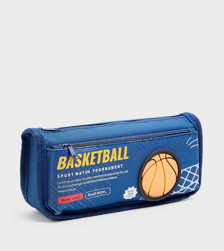 Basketball Printed Pencil Pouch