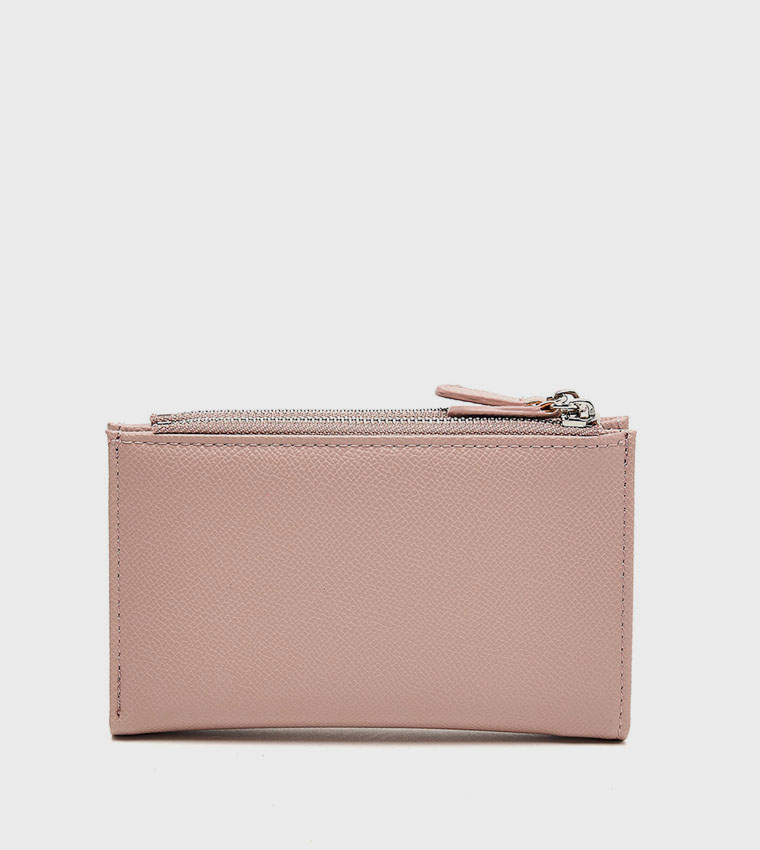 Textured Zippered Wallet
