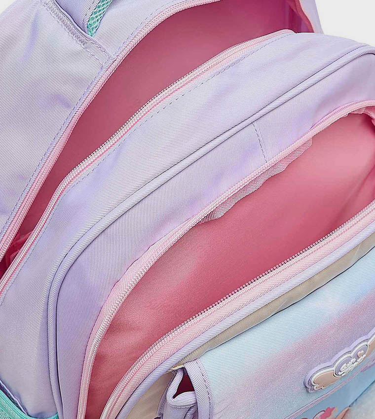 حقيبة ظهر مطرزة بسحاب   