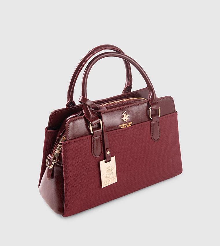 بيفرلي هيلز بولو كلوب  حقائب ساتشل  - خمري  Satchel Bags