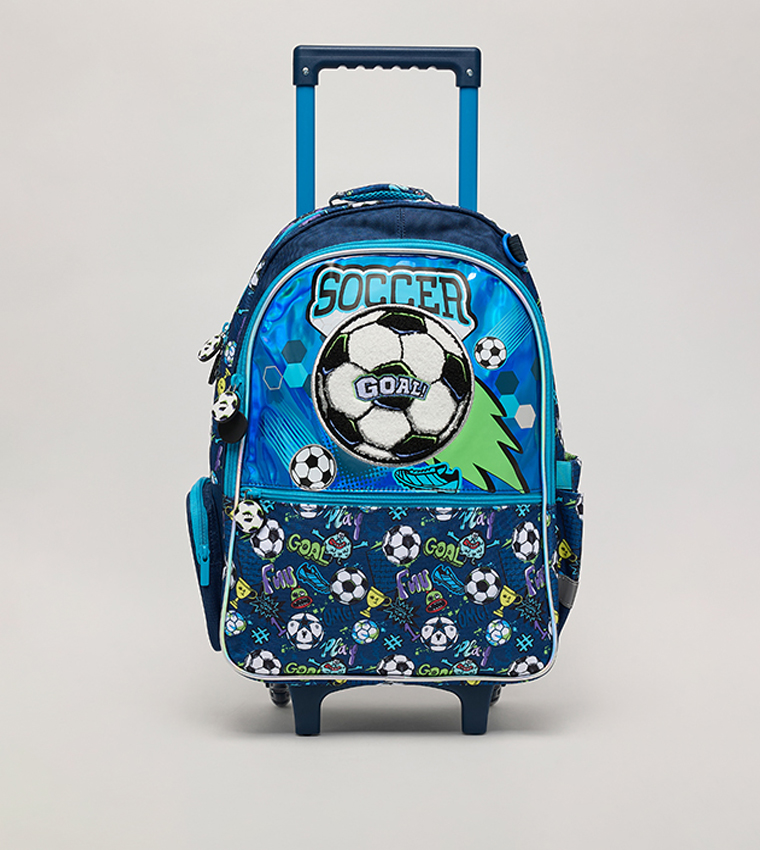 Printed Trolley Backpack