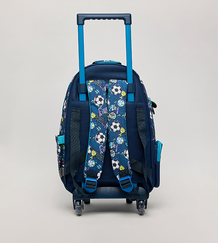 Printed Trolley Backpack