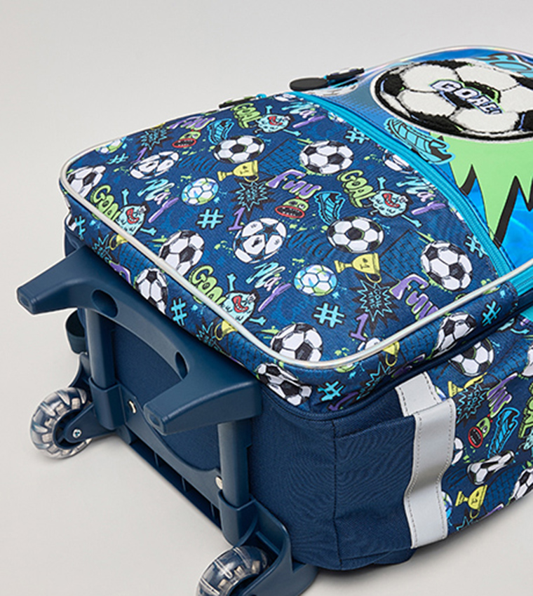 Printed Trolley Backpack