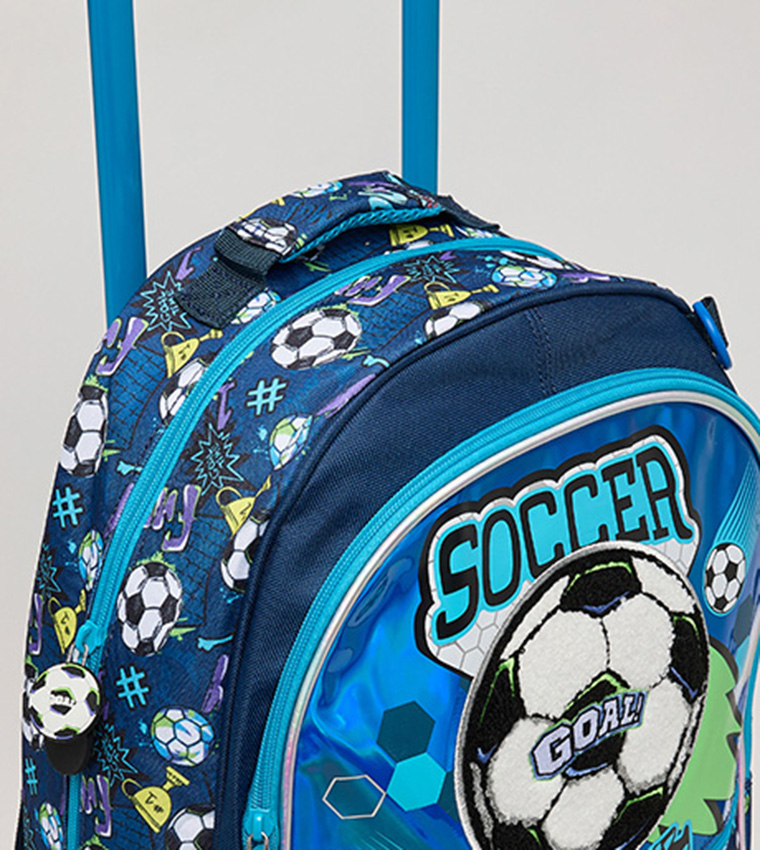 Printed Trolley Backpack