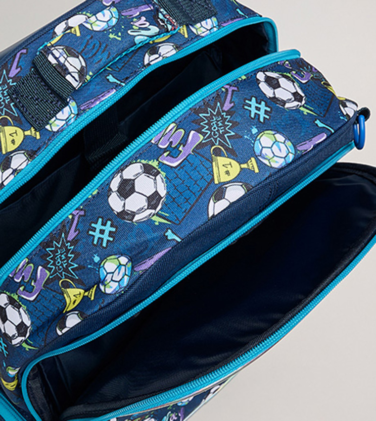 Printed Trolley Backpack