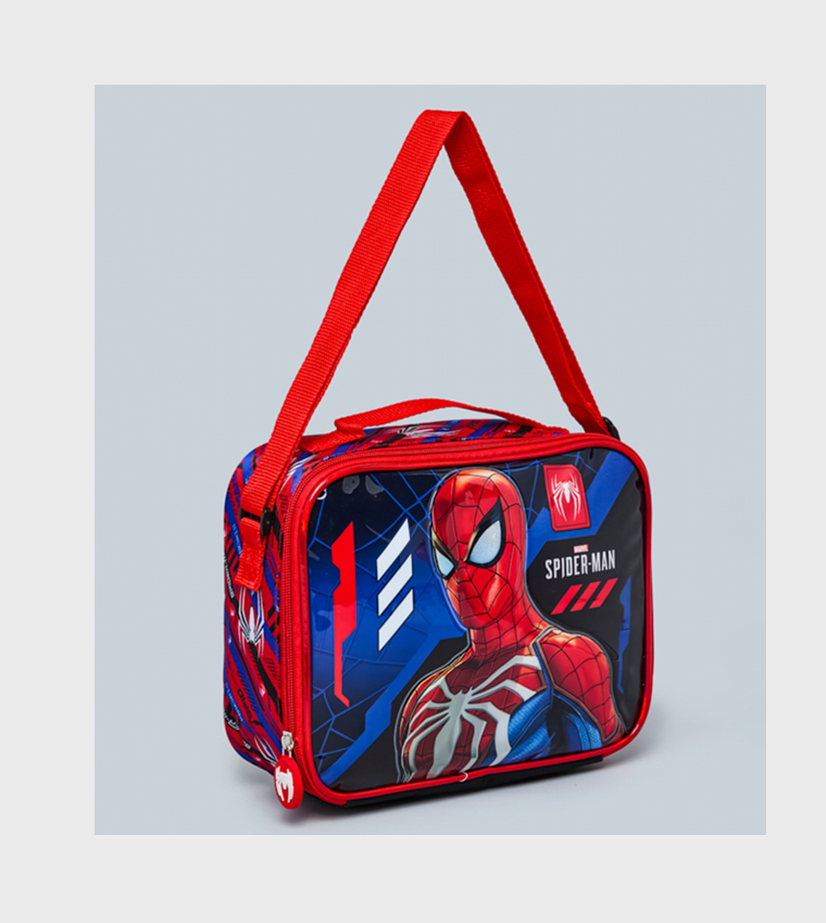 5 Pack Spider-Man Print Trolley Backpack Set - 16"