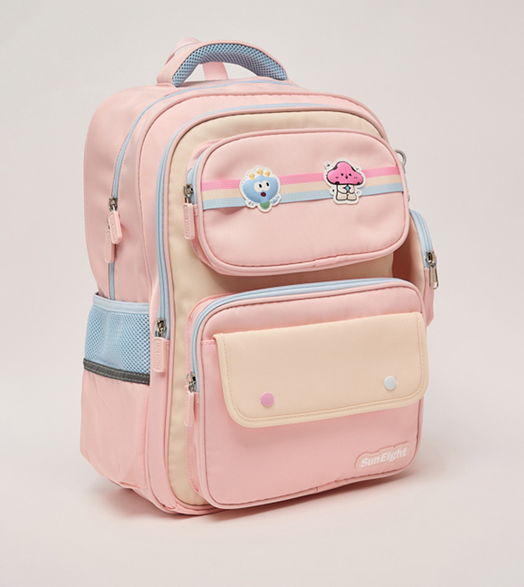 Appliqued Backpack with Coin Pouch