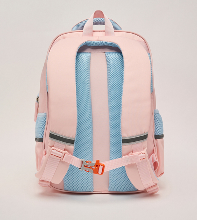 Appliqued Backpack with Coin Pouch