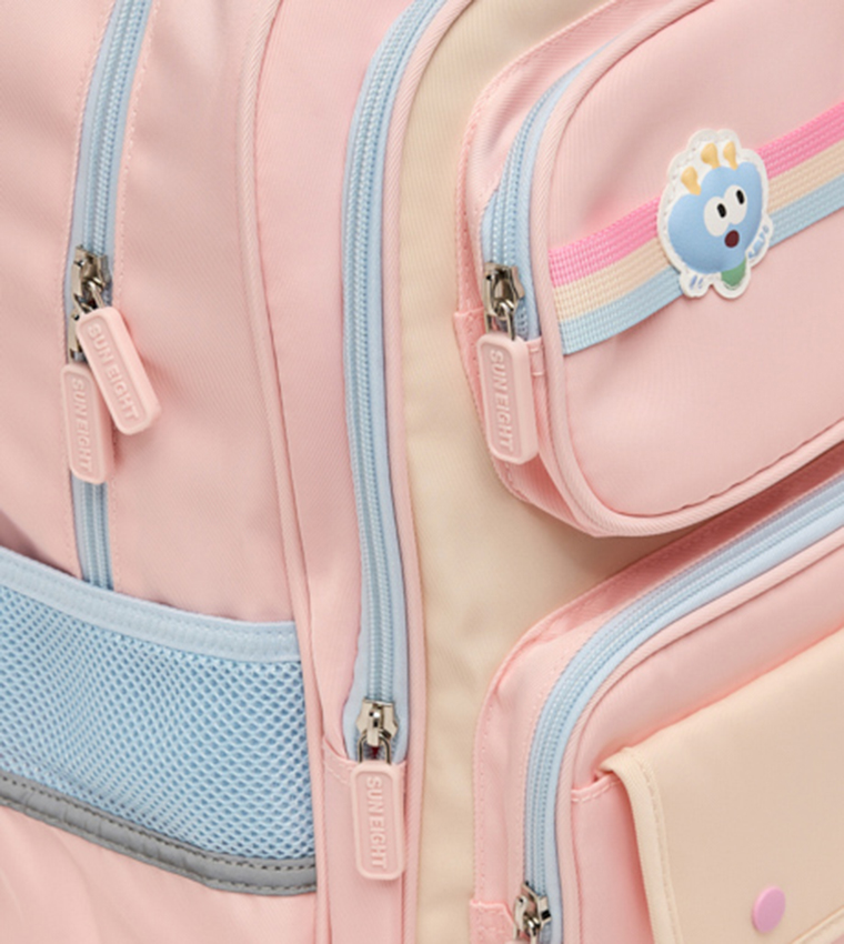 Appliqued Backpack with Coin Pouch
