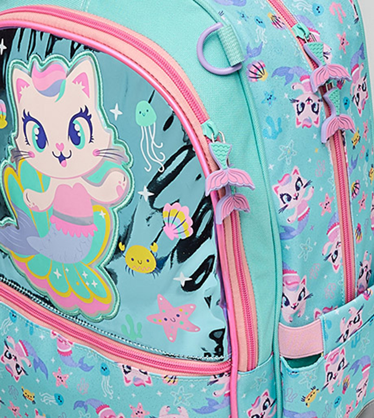 Printed Trolley Backpack