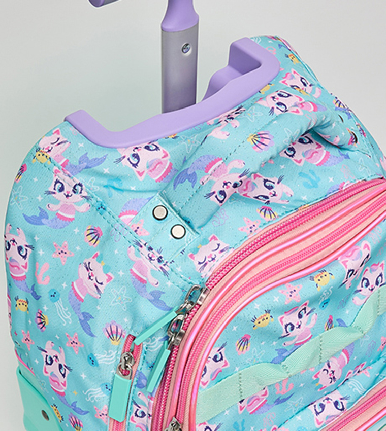 Printed Trolley Backpack