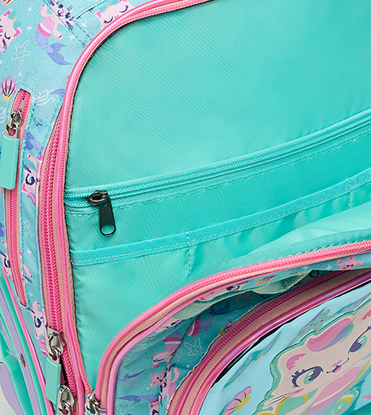 Printed Trolley Backpack
