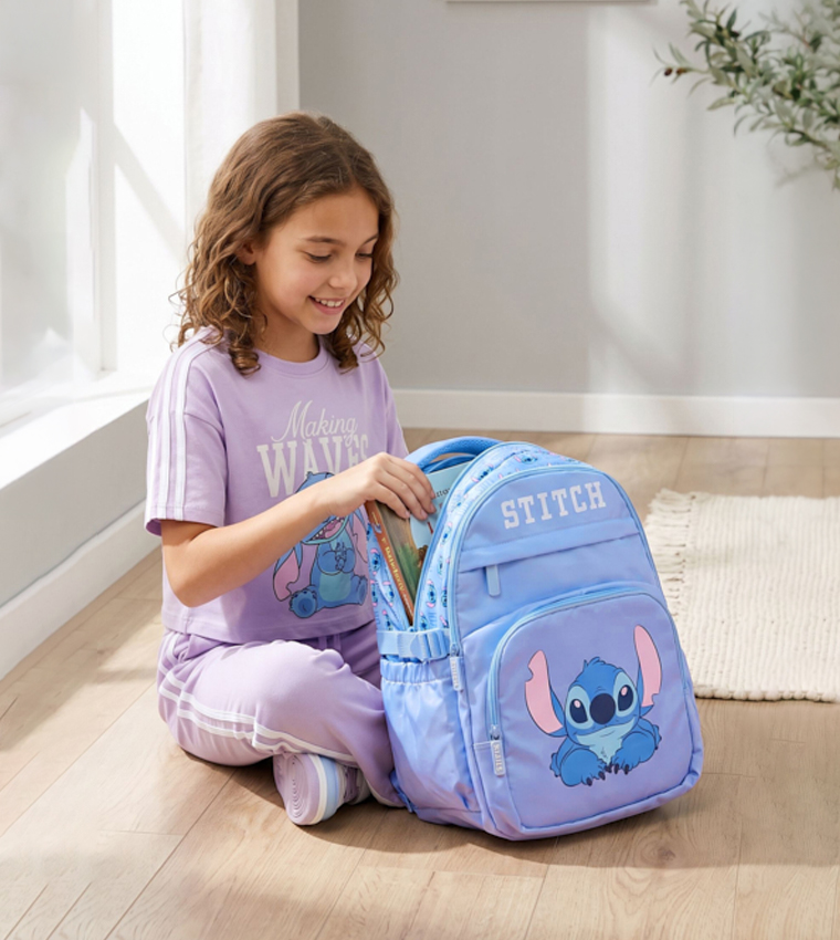 Stitch Print Backpack - 16"