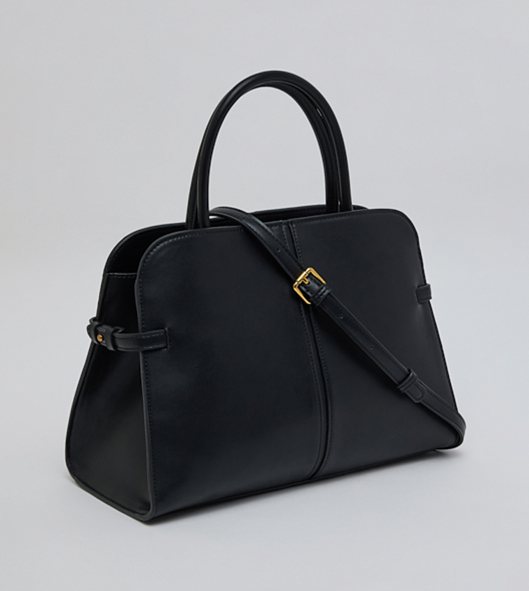 R&B  Satchel Bags - BLACK Satchel Bags