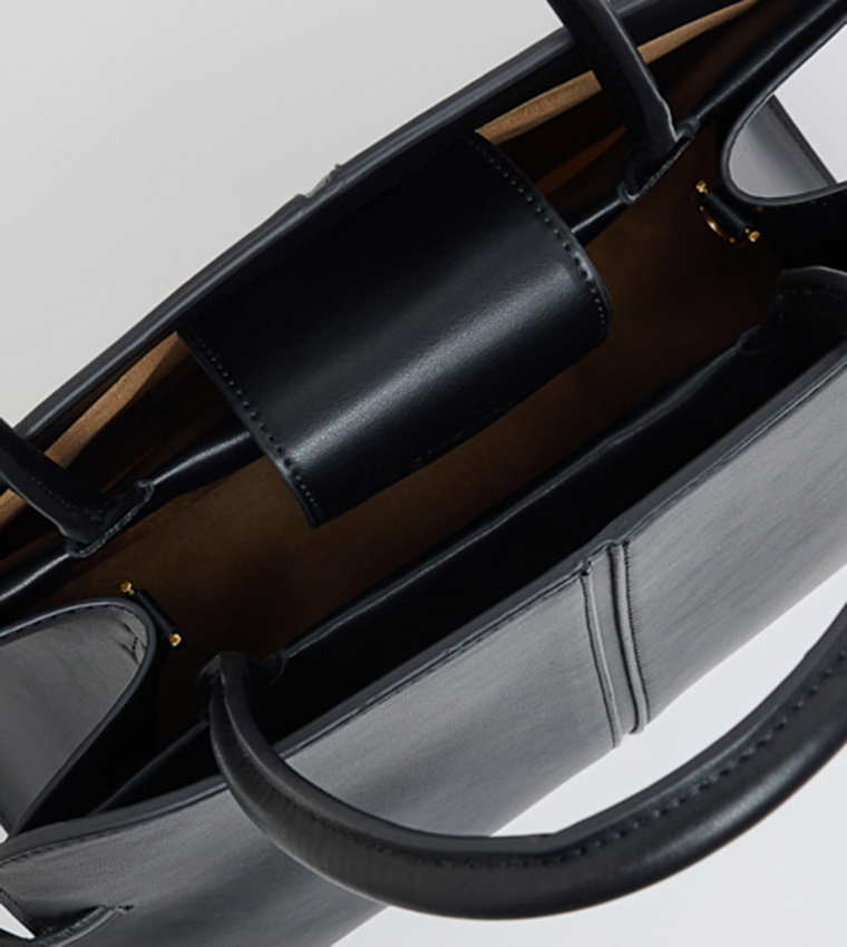 R&B  Satchel Bags - BLACK Satchel Bags