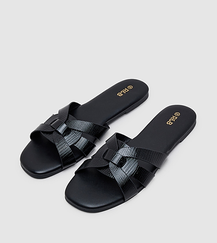 Open Toe Flat Sandals