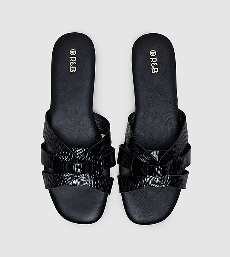 Open Toe Flat Sandals