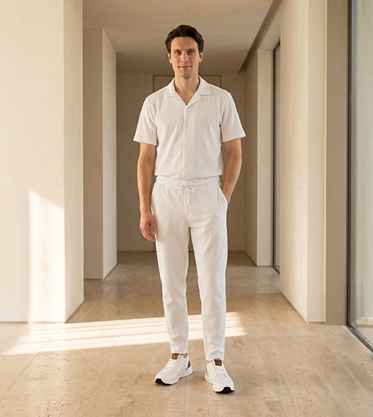 R&B  Casual Pants - White Casual Pants