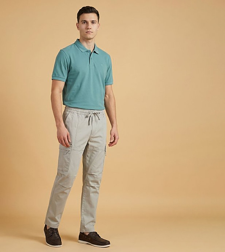 أر آند بي  بناطيل كارجو - بيج Cargos