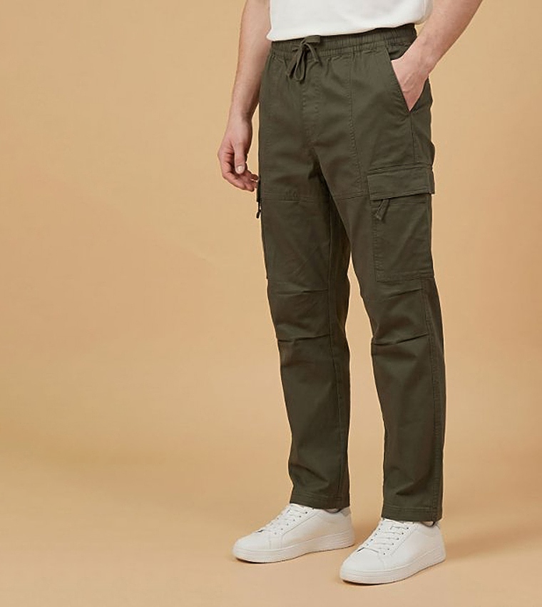 أر آند بي  بناطيل كارجو - زيتي  Cargos