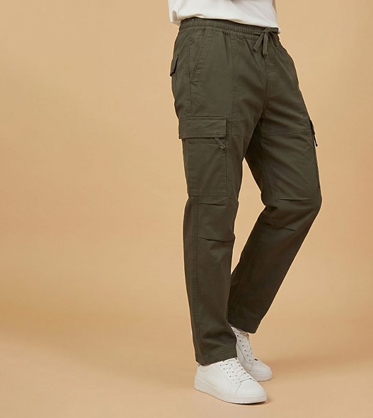 أر آند بي  بناطيل كارجو - زيتي  Cargos