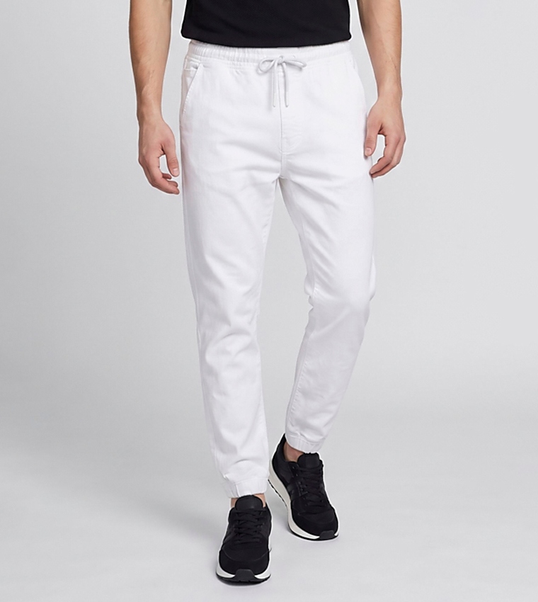 R&B  Joggers - White Joggers