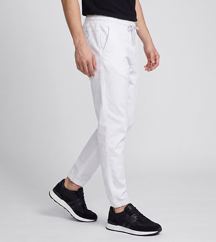R&B  Joggers - White Joggers