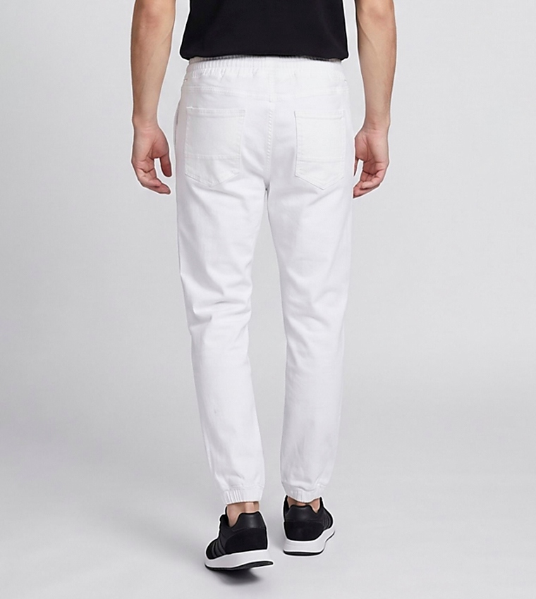 R&B  Joggers - White Joggers