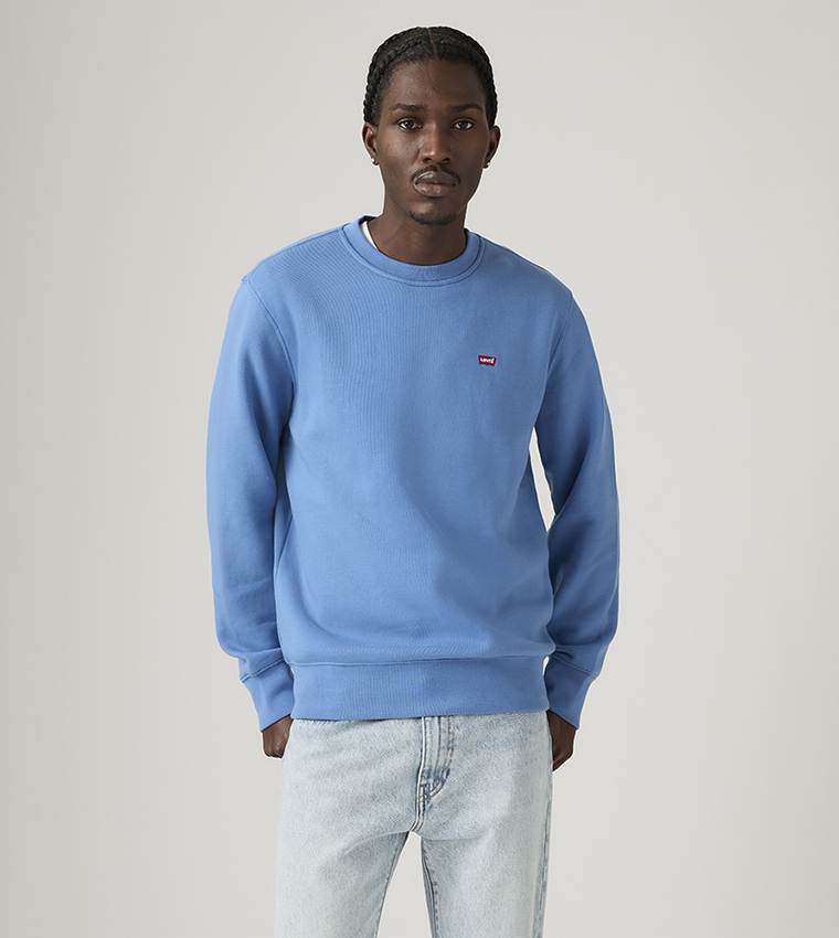 Logo Detail Crew Neck Sweatshirt