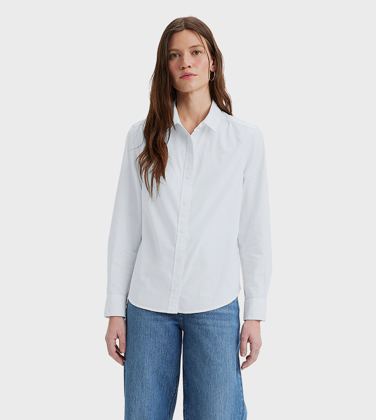 Logo Detail Long Sleeves Shirt