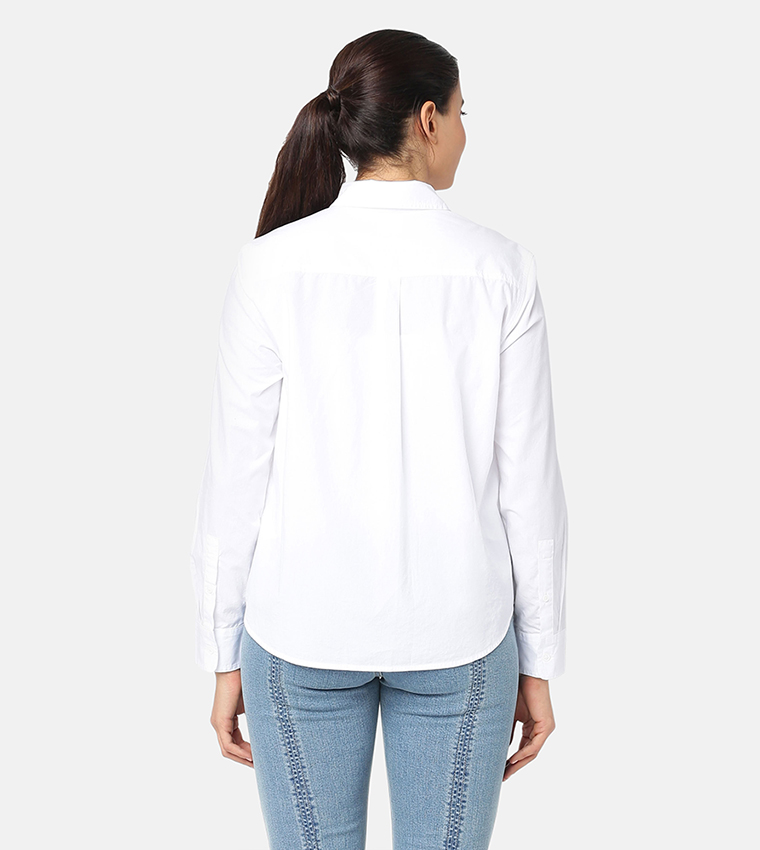 Logo Detail Long Sleeves Shirt