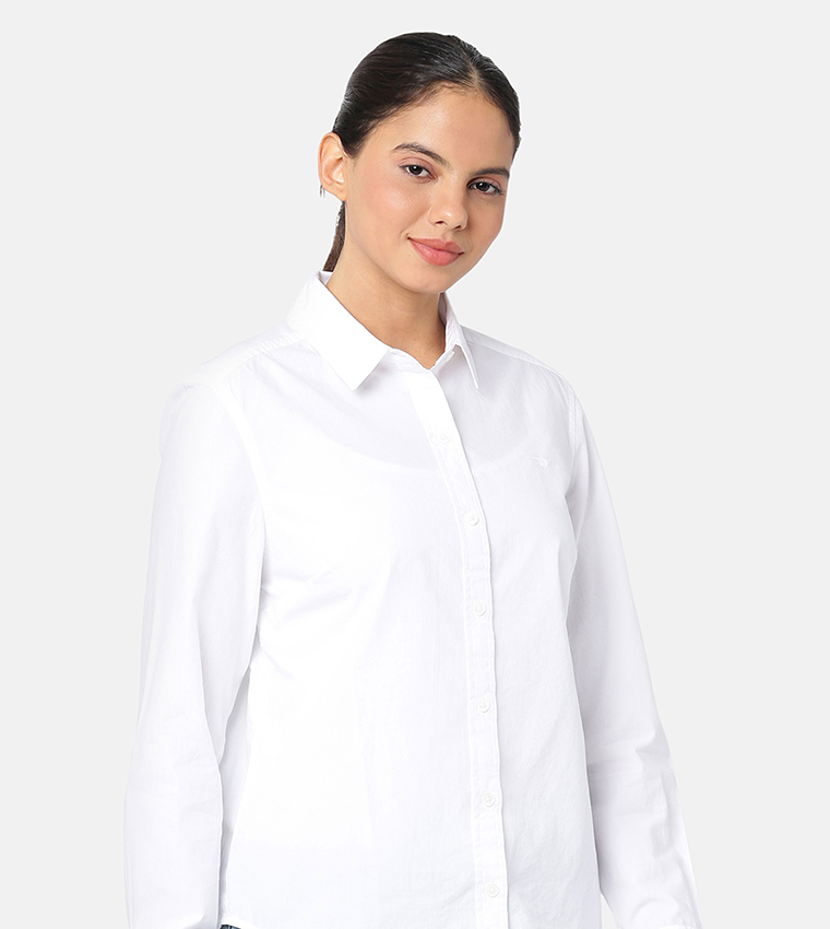 Logo Detail Long Sleeves Shirt