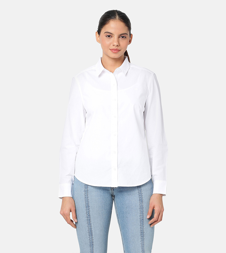 Logo Detail Long Sleeves Shirt