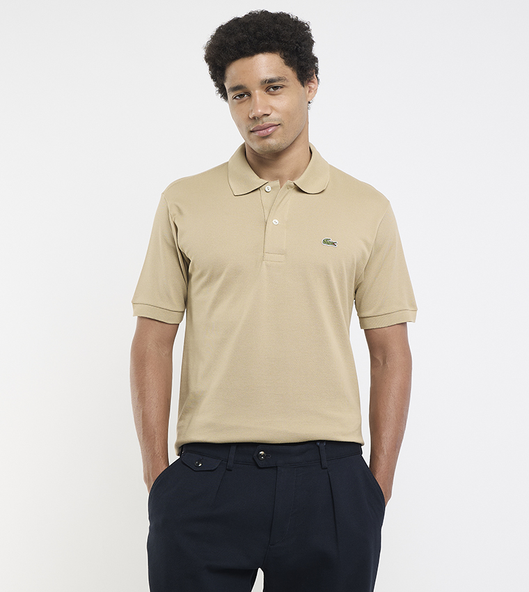 Logo Detail Petit Piqué Cotton Polo T-Shirt