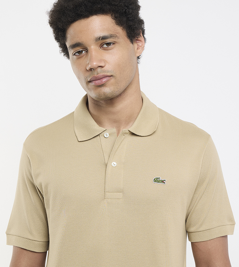 Logo Detail Petit Piqué Cotton Polo T-Shirt