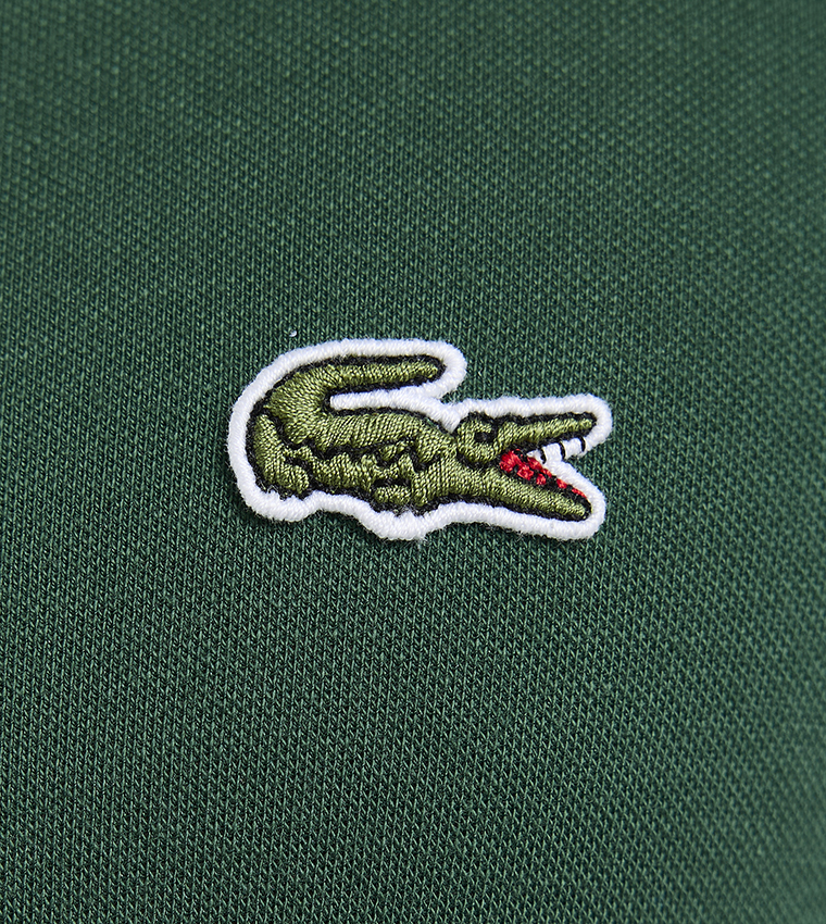 Logo Detail Classic Stretch Piqué Polo T-Shirt